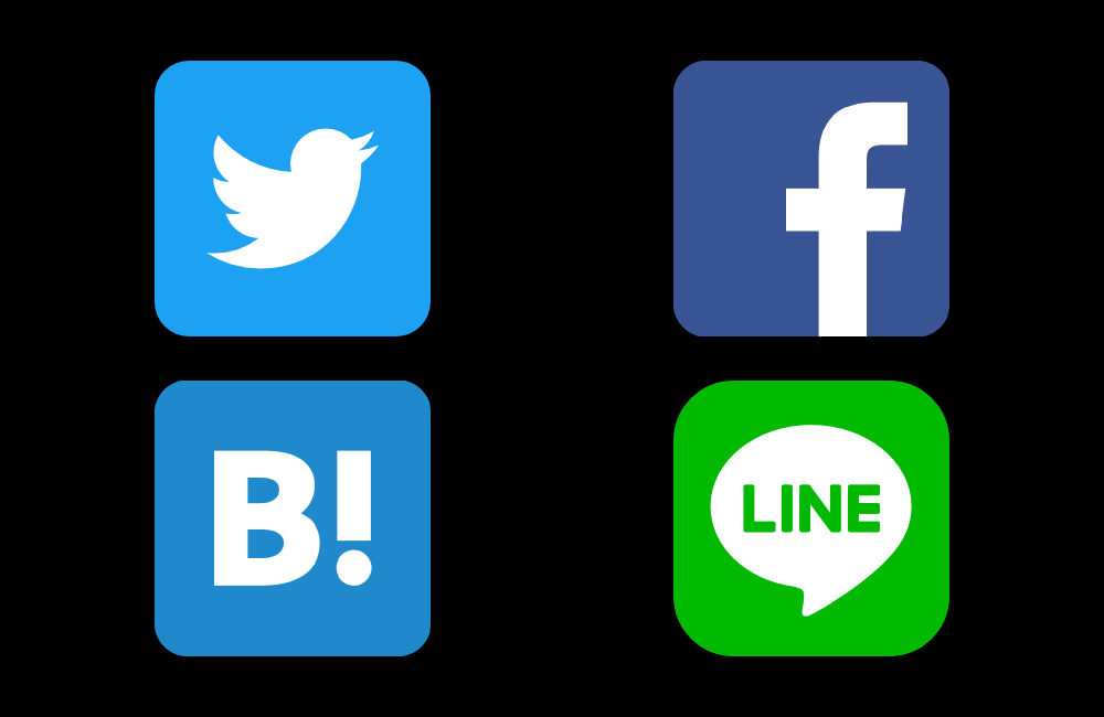 主要SNS(ソーシャル)のボタンをまとめて設置できるスクリプトの無料ダウンロード